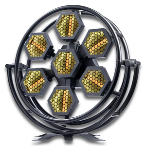 Lotus Nghề Mini 7x50w <span class=keywords><strong>LED</strong></span> Retro Ánh Sáng Trắng Ấm Di Chuyển Đèn Với Dmx512 Cho Vui Chơi Giải Trí Công Viên DJ Sân Khấu Cho thấy Chương Trình Sân Khấu - Product Image 2