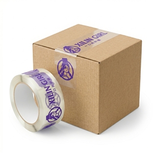 <span class=keywords><strong>Ruban</strong></span> BOPP <span class=keywords><strong>transparent</strong></span> personnalisé avec logo imprimé, <span class=keywords><strong>ruban</strong></span> <span class=keywords><strong>adhésif</strong></span> <span class=keywords><strong>transparent</strong></span> personnalisé pour <span class=keywords><strong>l</strong></span>'emballage et la fermeture des cartons - Product Image 3
