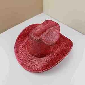 Sombrero de Vaquero Dorado al por Mayor para Mujer, Estilo Occidental, PVC Ecológico, en Blíster - Product Image 5