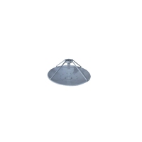 Antenne parabolique en aluminium à large bande Win Fine avec composants de guide d'ondes, gamme de fréquences personnalisable, garantie 1 an