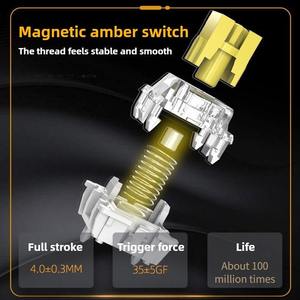 Irok na87 Mag có dây công tắc từ rt0.04mm 8kHz 80% bố trí bàn phím chơi game RGB - Product Image 6