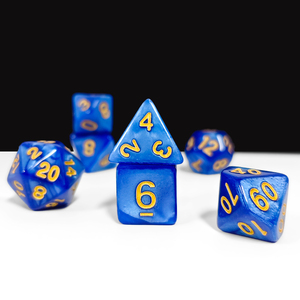 Vente en gros <span class=keywords><strong>de</strong></span> dés personnalisés polyédriques à 7 filières en acrylique perlé violet mdn pour jeux <span class=keywords><strong>de</strong></span> rôle - Product Image 4