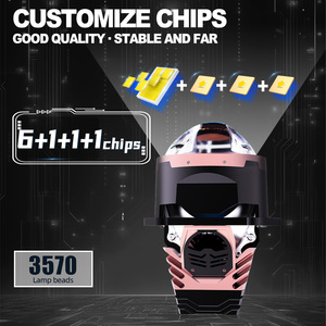 Xenplus Lp53 3 Inch 150W Ống Kính Máy Chiếu Bi-LED & Laser Đèn Pha Trang Bị Thêm Giấu Bóng Đèn Cao Thấp Chùm Cho Audi Cho Phổ Xe - Product Image 3