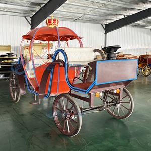 Cinderella Wedding Horse Carriage Luxury Classical Pumpkin Horse Wagon Electric Pumpkin Cart Horse Carriage - Product Image 4