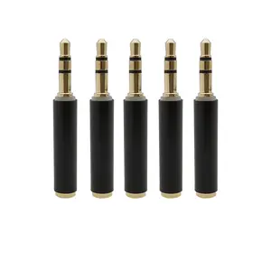 3.5mm 3 pôles mâle prise à 3.5mm 4 pôles femelle Jack Audio stéréo connecteur adaptateur plaqué or connecteurs de Conversion Audio