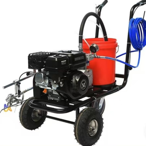 Traffic Line Painting Ride on Reasonable Price Hand Push Gasoline Engine <b>Paint</b> Stripping Machine Road <b>Marking</b> Machine - Product Image 3