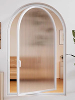 Ventana Vertical Abatible de Aluminio con Aislamiento Acústico, Estilo Retro Francés, para Dormitorio, Baño, Sala de Estar, Balcón, Ventana Pequeña