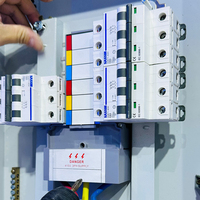 Assemblages de barres omnibus pour disjoncteurs de boîtier de distribution, 250A 380V, 16 prises, extérieur, avec verrou biométrique