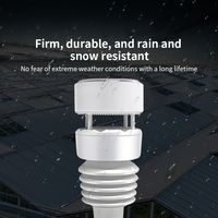 Station météo ultrasonique 4G/filaire à énergie solaire personnalisée OEM pour équipement agricole, étanche IP65, outils agricoles pour les cultures