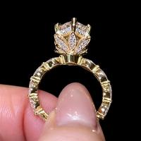 Bague de fiançailles en or jaune massif 10K/14K/18K avec diamant de laboratoire taille hexagonale 0,5-3 carats et pierres latérales en forme de poire personnalisées, certifiée IGI VS VVS