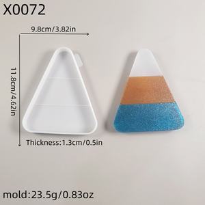 Moldes de Silicona Hechos a Mano Kingnoo para Manualidades, Moldes para Posavasos de Forma Irregular, X0072 - Product Image 4