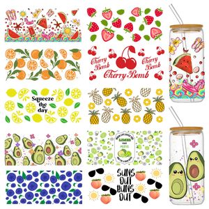 Directo de fábrica 16oz UV personalizado para DTF Cup Bottle Wraps Pegatinas de vidrio de goma Impresión de transferencia Taza Tazas de café Serigrafía - Product Image 3