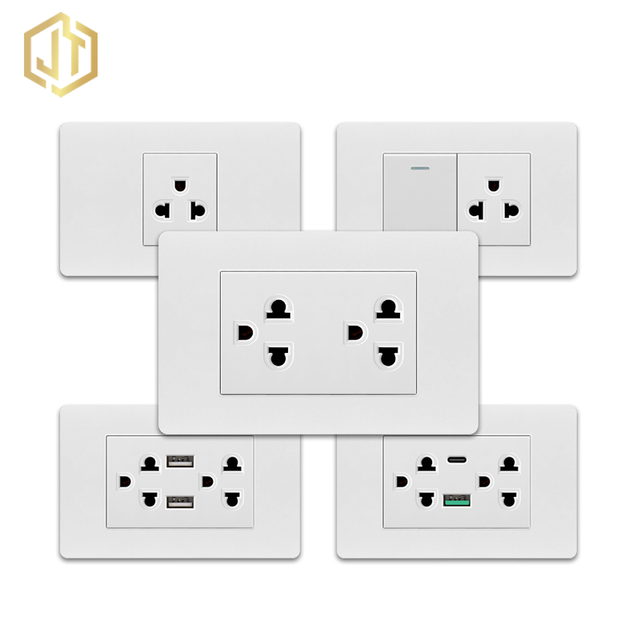 Hot Selling Wall Sockets 16A 250V Thailand Standard Power Outlet in Philippine Vietnam