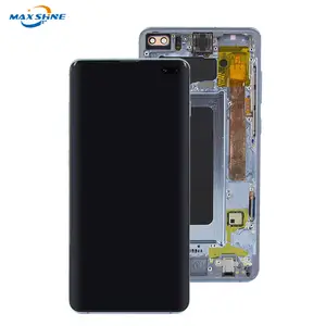 Pantalla lcd original para teléfono móvil, repuesto de digitalizador, venta al por mayor, para samsung s8, s10, s10 plus