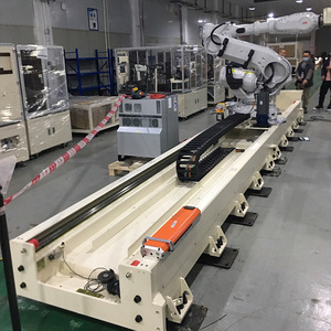 Rail de robot 7ème axe haute précision monté au sol, robuste, avec PLC et servomoteur électrique 380V/220V, capacité 7ème axe - Product Image 1