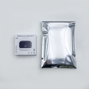 Bolsas de Correo al por Mayor del Fabricante, Logotipo Personalizado, Bolsas de Polipropileno Impresas Personalizadas, Bolsas de Papel de Aluminio Plateado - Product Image 2