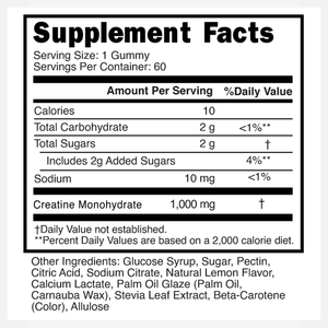 סוכריות קריאטין מונוהידראט OEM בטעמים, צורות ואריזות בהתאמה אישית, סוכריות קריאטין 3 גרם, 60 יחידות, לגברים ונשים, לבריאות השרירים - Product Image 2