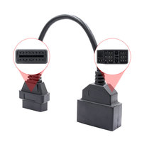 Cable OBD2 de Alta Venta, Cable de Conexión OBD 2 de 22 Pines para TOYOTA, Cable OBD1 a OBD2 de 16 Pines para Autos Antiguos