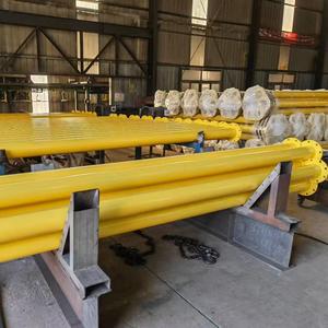 Tubería de Acero Soldada ERW con Revestimiento de Imprimación Amarilla y Brida, Tubería Resistente al Desgaste y a la Corrosión para Aguas Residuales Químicas Industriales - Product Image 4