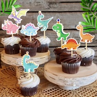Dinosaurier-Tortendekoration Niedliche Dinosaurier-Kuchenauswahl Dinosaurier-Themen-Geburtstagsparty Kuchendekoration Zubehör