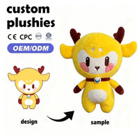 Peluche personnalisable Chat Araignée Dessin Animé, Super Douce avec Rembourrage en Coton PP, Taille 11-30CM, Cadeau Unisexe pour Fête