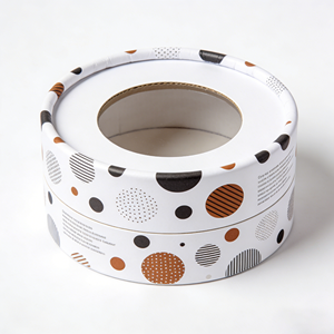 Custom Biodegradable Cardboard Round <b>Box</b> Kraft Paper <b>Box</b> Packaging Paper Tube With <b>Clear</b> Window - Product Image 6