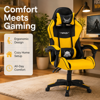 Chaise de bureau AOR pour le gaming, très rentable, avec base en nylon 320, accoudoirs articulés confortables et pliables, vente en gros usine