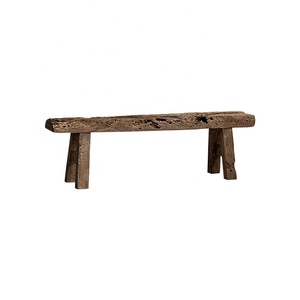 Ghế và băng ghế thư giãn gỗ nguyên khối phong cách Wabi Sabi, chống thấm, thân thiện với môi trường, dùng cho ngoài trời, phòng ăn, phòng ngủ, biệt thự. - Product Image 1