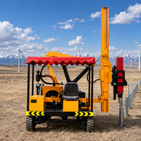 Viteuse de pieux de garde-corps entièrement automatique à vitesse de construction rapide et forage précis