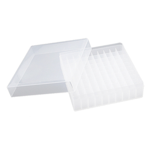 Caja de Plástico para Crioviales de Laboratorio con 81 Compartimentos para Crioviales de 1.8ml y 2ml - Product Image 4