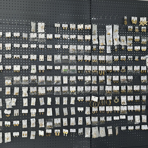 Pendientes de mariposa de acero inoxidable con diseño de corona en forma de corazón para mujer, joyería de moda, origen Yiwu - Product Image 4