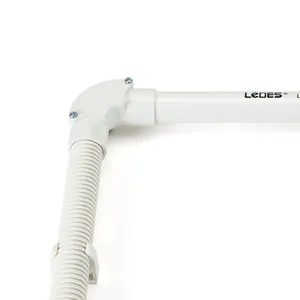 LEDES Chemical Resistant LSZH White Color Electrical Conduit & Fittings Supplier Direct Sale