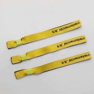 OEM Factory Custom Polyester Fabric Wristband Bracelet Stylish Luxury Fashion Sport Charm with Coin Business Gift - Product Image 5