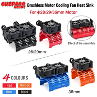 Ventilateur de refroidissement et dissipateur thermique pour moteur brushless Surpass Hobby 28mm 29mm 36mm, radiateur de moteur RC pour voiture, buggy, camion RC 1/8 1/10