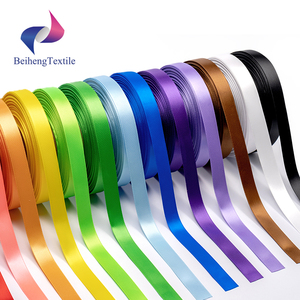Ruban en Satin de <span class=keywords><strong>soie</strong></span> personnalisé, rouleau de tissu, ruban métallique de Satin coloré, à utiliser comme emballage cadeau, fabrication de ballons artisanaux - Product Image 3