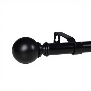 Nouvelle arrivée, tringle à rideau moderne de luxe, simple rail, réglable, en acier au carbone, décoration de la maison - Product Image 3