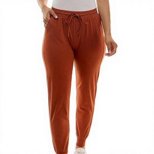 Pantalones Deportivos Casuales de Invierno para Mujer, Cintura Alta, Transpirables, Ecológicos, de Algodón, Antiarrugas, de Secado Rápido, OEM - Product Image 3