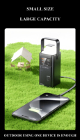 Batería Externa Portátil de Alta Capacidad de 50000 mAh con Carga Rápida 3.0 de 22.5 W para Teléfonos Inteligentes y Tabletas Tipo-C PD