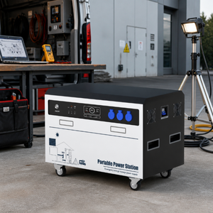Générateur solaire portable 5120Wh, batterie 20KWh tout-en-un, générateur solaire 4000W, UPS, station d'alimentation portable - Product Image 6