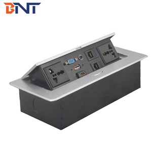 โต๊ะอัจฉริยะสำหรับการประชุมใน2020กล่องห่วงสายเคเบิล<span class=keywords><strong>2</strong></span>ช่อง10A กับการจัดการสายเคเบิลแบบยืดหดได้ - Product Image 2