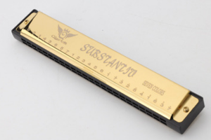 Joueurs professionnels populaires débutants enfants adultes 24 trous trémolo <span class=keywords><strong>Harmonica</strong></span> C ton noir bouche orgue harpe diatonique - Product Image 5