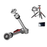Kit de Brazo Mágico de Aluminio para Fresadora CNC, Soporte Ajustable de 11 Pulgadas para Cámara y Monitor LCD, Personalizado