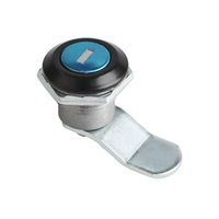 MS407 Serrure à CAM cylindrique étanche en alliage de zinc argenté Serrure à cylindre pour porte d'armoire en métal pour boîtes de distribution