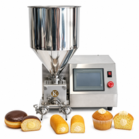 Machine de remplissage multifonction haute précision pour pâtisseries : beignets, cupcakes, gâteaux roulés, choux à la crème, confitures, chocolat (usage commercial)