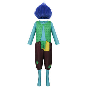 Monos de dibujos animados para fiesta de Halloween para hombre <span class=keywords><strong>Trolls</strong></span> <span class=keywords><strong>Branch</strong></span> Princess Poppy disfraz juego Cosplay disfraces para adultos niños - Product Image 5