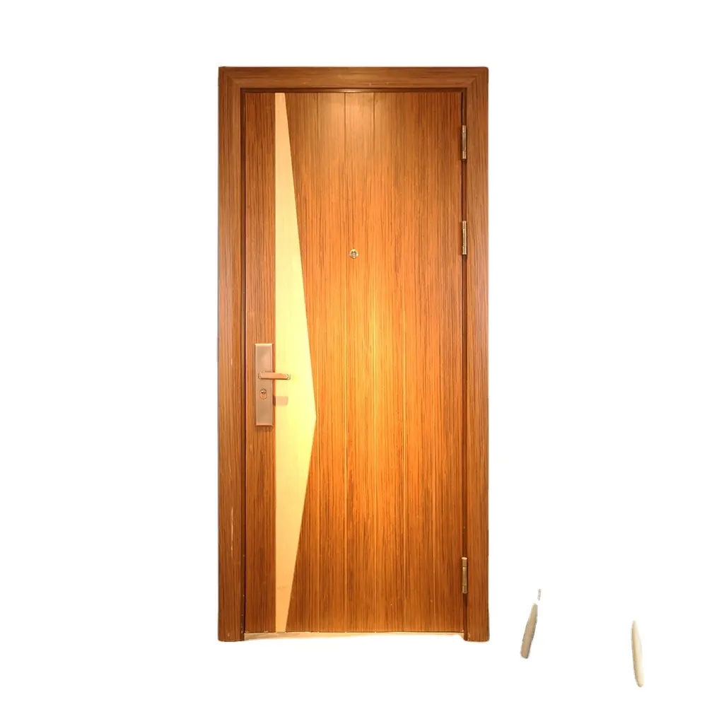 Modern sound insulation solid wood infilling Bedroom door interior wood entrance door