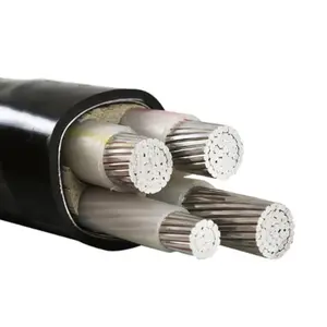 Fabricantes baixa fumo halogênio sólido ou multi alumínio/cobre núcleo 5x4mm2 5x6mm2 5x16mm2 5x35mm2 cabo de alimentação de fio elétrico
