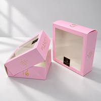 Boîtes à pâtisserie personnalisées en gros de qualité alimentaire, jolies boîtes à biscuits jetables avec fenêtre, boîtes en papier jetables