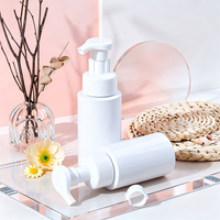 Flacon cosmétique en PET de 200 ml, 250 ml, 300 ml, 350 ml, flacon à pompe en mousse blanche pour sérum de soin de la peau et crème pour le visage
