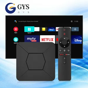 Q5 GYS ATV 공식 산업용 안드로이드 TV 10 OS 음성 제어 화재 TV 스틱 4k 최대